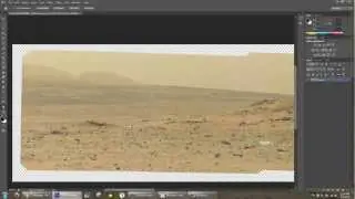 Making a quick mosaic using RAW images from the Curiosity Rover (MSL)