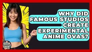 Why Did Famous Studios Create Experimental Anime OVAs? - Your Anime Family