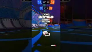 Uninstalling Rocket League Pt.7...💀 #rocketleague #rl #gaming