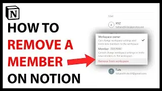 How to Remove a Member in Notion