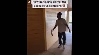 How Light Skins and Dark skins Deliver Packages 📦