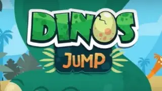 Dinos Jump Part 1 - Dinosaur action game for kids - iPad app demo for kids - Ellie