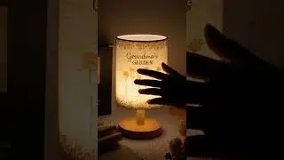 A custom lamp that shows grandma how much we care #gifts #giftideas #grandmagift #fabriclamp