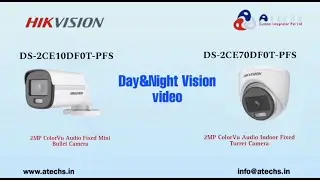 DS-2CE10DF0T-PFS & DS-2CE70DF0T-PFS | 2MP HIKVISION COLORVU MIC HD CAMERA | ATECHS