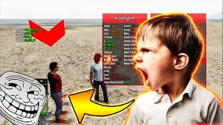 DEGOÛTER DEUX GAMINS DU MOD MENU ET ILS EXPLOSENT DE RAGE - GTA5 TROLL