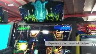 EPARK 55 Aliens Extermination,arcade shooting game machine 55寸 异形
