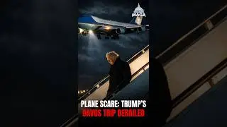 Breaking! Mid-Air scare forces President Trump back, Air Force One malfunction shakes Davos trip