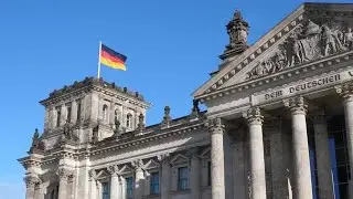 Berlin Flag Stock Video