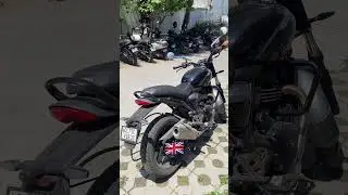 Royal Enfield Hunter 350 vs Triumph Speed T4| Exhaust Sound Comparison 🔥 #shorts