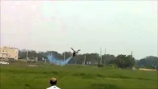 Synergy 90 Nitro RC Helicopter 3D flight