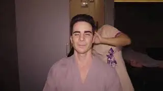 ASMR: Wet Korean Scrub, Shave, Ear Cleaning, Massage, Pedicure at the Thai Barbershop!