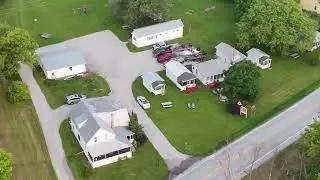 West Shore Cabins - North Hero VT - Drone view