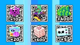 BRAND NEW!! OLLIE ,GEMS & PIZZA SLICES QR CODES 🥳 BRAWL STARS QR CODE 2025 | BRAWL STARS NEW UPDATE.