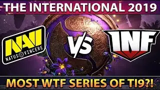 NAVI vs INFAMOUS - MOST WTF SERIES OF THE DAY! MEGA CREEPS COMEBACK #TI9 - THE INTERNATIONAL 2019
