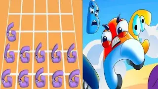 Alphabet Run Letter Go New Letter G Gameplay MAX Level #alphabetlore #alphabet #gaming