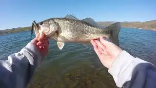 Whale Rock Reservoir Winter Bass Fishing