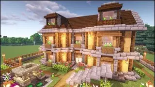How to make a cool Minecraft house for beginners. Free Tutorial!