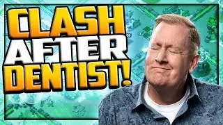 Clash After Dentist! Clash of Clans Clan War League LIVE Attack - OOPS.