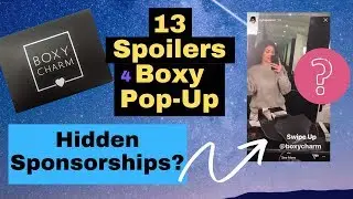 Boxycharm - Boxy Pop Up spoilers and Kylie Jenner?