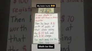 Nobody is going to get this one right...#math #mathproblem #reallifemath #reallifemathproblems
