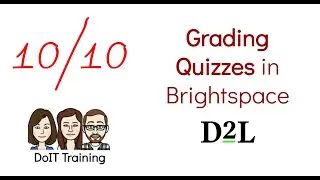 Grading Exams/Quizzes in Brightspace
