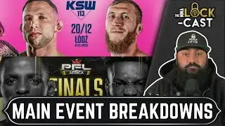 Анализ матчей KSW 113 + PFL Africa 4 Main Event