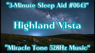 [3-Minute Sleep Aid #0643] Ultimate Rest for Astonishing Healing Effects [Miracle 528Hz]