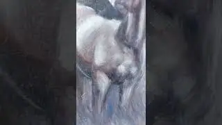 Lilac Twilight #art #painting #horse #artwork #искусство #oilpainting #drawing #oil