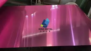Pink Mirror Aluminum Coil #MirrorAluminum #MirrorAluminumCoil #aluminumcoil #preaintedaluminum