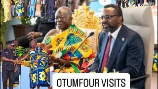 What Happened During Otumfour Osei Tutu II Official Visits to Ghana Police and Bank of Ghana