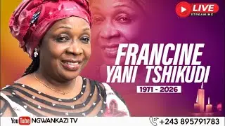 FOREP EVENT VOUS PRÉSENTE LES OBSÈQUES DE MA FRANCINE YANI TSHIKUDI TÉL CAMÉRAMAN📹 +243 89 57 91 783
