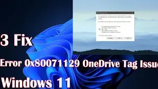 How to Fix OneDrive Error 0x80071129: Invalid Reparse Point Buffer Tag