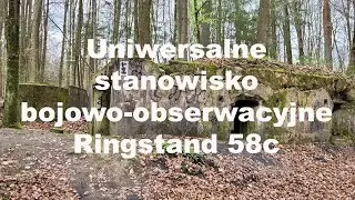 🇵🇱 Schron bojowy. Stanowisko strzeleckie typu Ringstand 58c Tobruk. Zachodniopomorskie. Polska.
