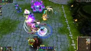 nice combo followed by master yi 1v4 outplay