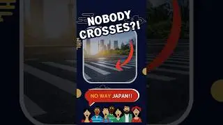 Japan&rsquo;s Strict Traffic Rules &ndash; No One Crosses?!  #japaneseculture #japan #japantravel