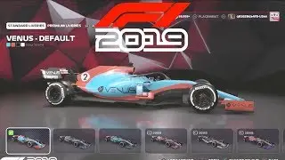 F1 2019 EXCLUSIVE Customization & In Game Menu System
