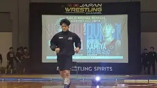 2025年全日本大学レスリング選手権／決勝戦・入場式