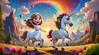 Magical Unicorn&rsquo;s Rainbow Ride | Fantasy Song for Kids | Rhymes and Learning Songs for Toddlers