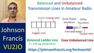 Balanced and Unbalanced Transmission Lines in Amateur Radio