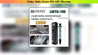 New Arrival UPSIREN LMTG-100 Liquid metal microcapsules thermal grease Non-conductive Liquid metal&bull;