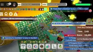 Bee swarm sim #187 Completing More Beesmas Quests And Unlocking Gift Boxes!
