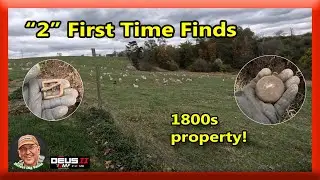 Two Pocket Watches Found INCHES Apart | 1800s Metal Detecting