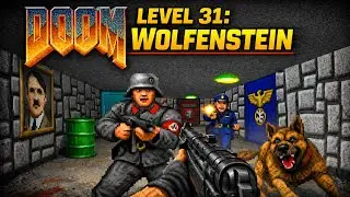 Doom 2 1994 play-through - Level 31: Wolfenstein