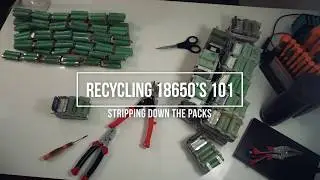 18650 Recycling 101: Stripping down the plastic