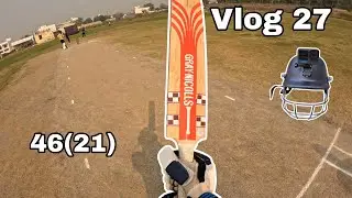 Hard Hitter like HITMAN | GoPro 12 Helmet Cam | Rohit Sharma| Match Vlog