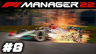 BIGGEST CRASH I'VE SEEN ON THE GAME! F1 Manager 2022 CAREER Part 8: DISASTER FOR OUR RIVALS IN BAKU!