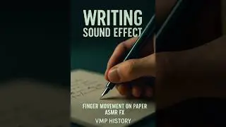 Writing Sound Effect | Finger Movement on Paper ASMR FX