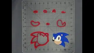 Sonic the Hedgehog 266-B894 Cookie Cutter Set