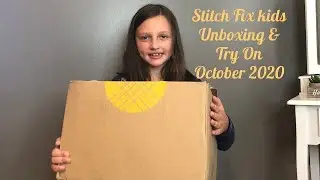 Stitch Fix Kids Unboxing/Try On October 2020 (Girl&rsquo;s Fall Fix!!😊)