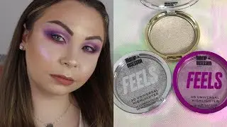 Makeup Obsession Feels Highlighters Swatches and Review